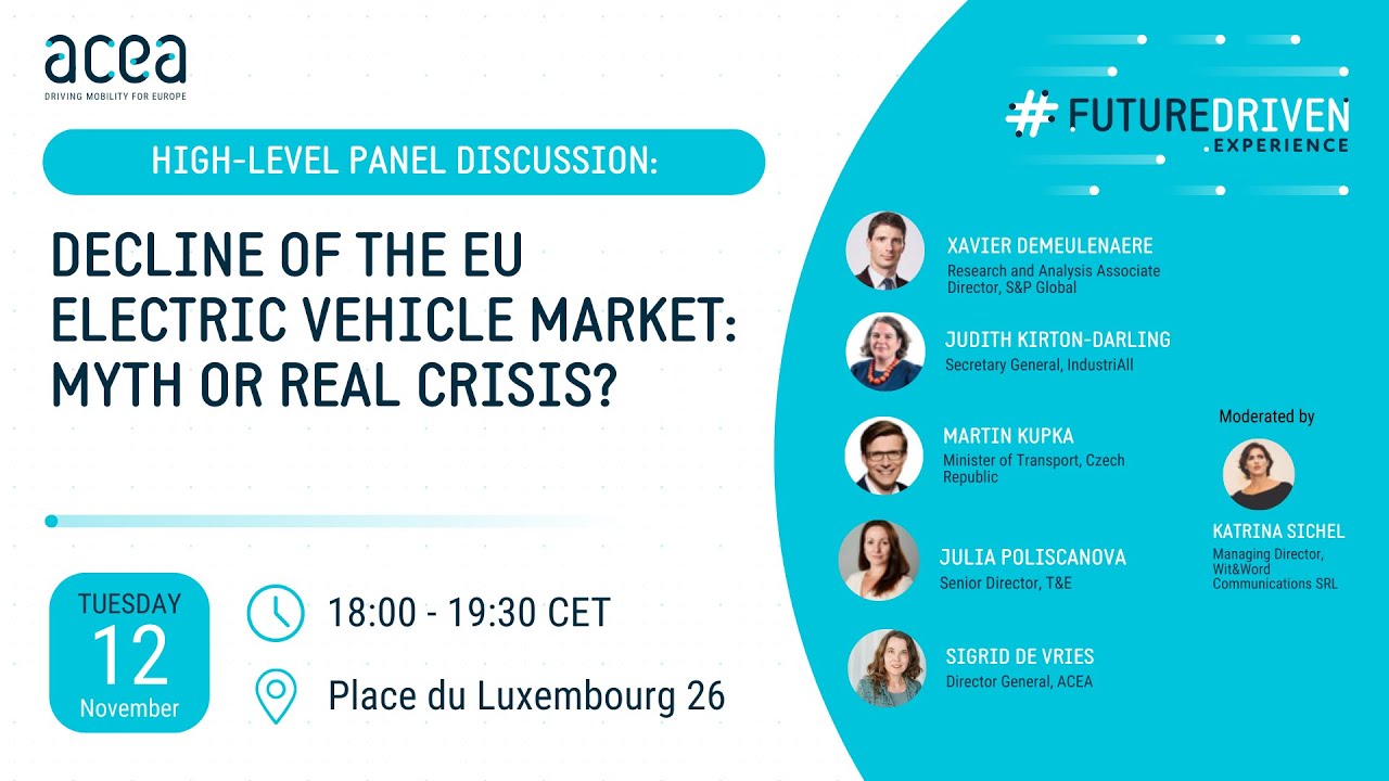 Panel discussion - Decline of EU EV market: myth or real crisis?