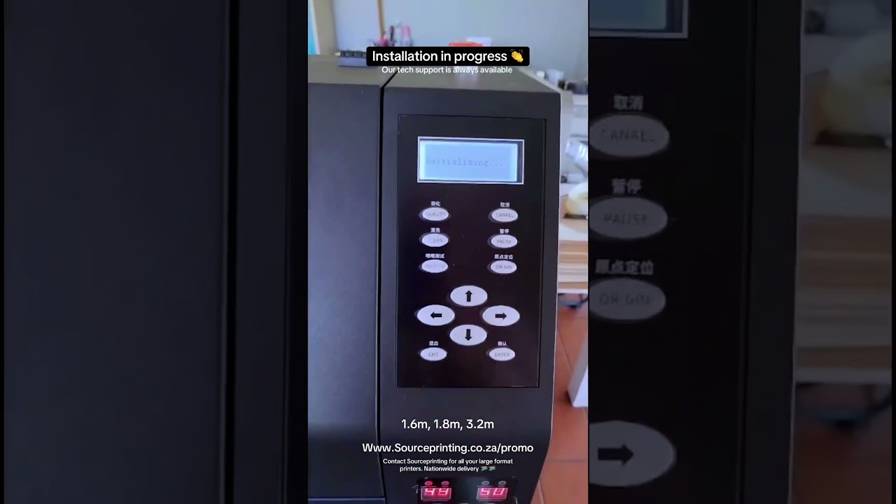 Installation source printing