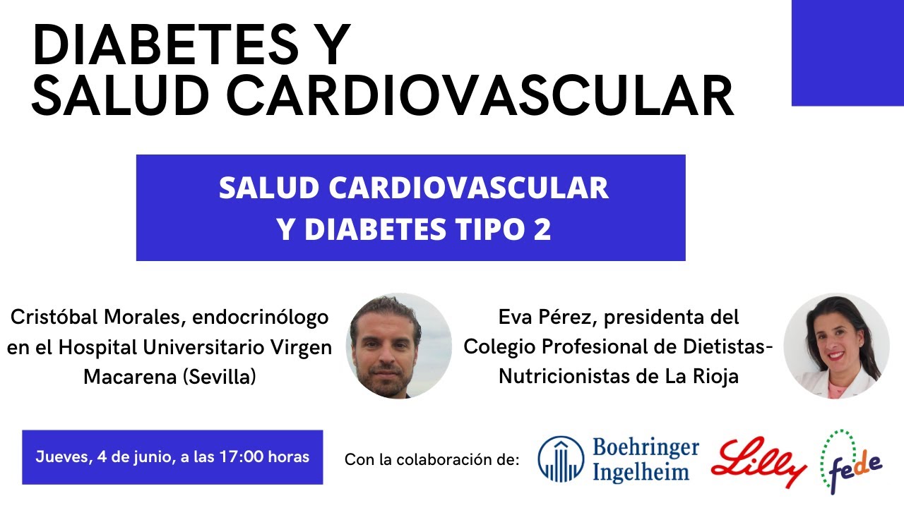 Salud cardiovascular y #diabetes tipo 2 - En directo con... Cristóbal Morales y Eva Pérez