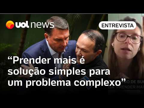Flávio Bolsonaro diz que Brasil deve prender mais: ‘Solução simples à algo complexo’, diz professora