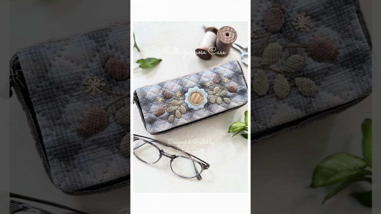 多目的小物ポーチ🤍Multi-purpose Case #handmade