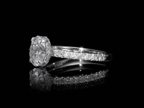 1.51 ct Oval Cut Diamond Engagement Ring