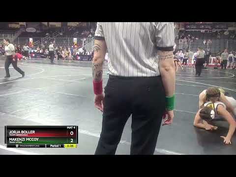 112 Lbs Cons. Round 2 - Makenzi McCoy, Team Utah Vs Jorja Boller, Team Nebraska 2efc
