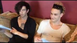 saturday night online interview with matty healy and george daniel