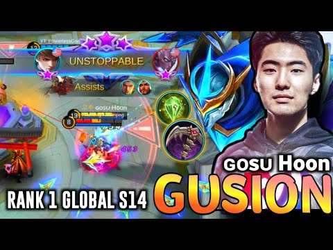 ɢᴏsᴜ Hoon Super Aggressive Skill Combo!Fast Hand! [ Gusion Gameplay by ɢᴏsᴜ Hoon ] MLBB✓
