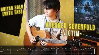 Download lagu Avenged Sevenfold - Victim Guitar Solo   TAB (Acoustic version) mp3