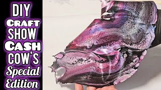 🤑 Turn That Leftover Acrylic Paint Into COLD HARD CASH! Step By Step DIY Acrylic Art.