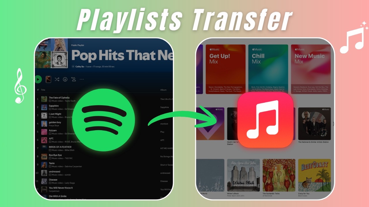 How to Transfer Spotify Playlists to Apple Music Video Tutorial