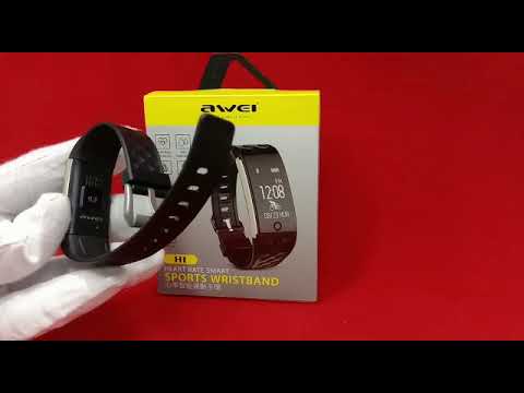 Bluetooth 5.1 TWS ausinės + AWEI Docking Station (T29P) juodos spalvos video