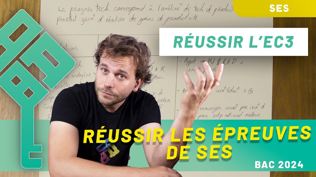 20/20 à l'EC3 de SES (Raisonnement s'appuyant sur un dossier documentaire)! Méthodo bac 2025