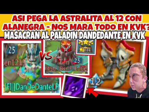 ASI PEGA LA ASTRALITA AL 12 CON ALANEGRA -NOS M4ATA TODO EN KVK- MASACR3E A DANDEDANTE -LORDS MOBILE