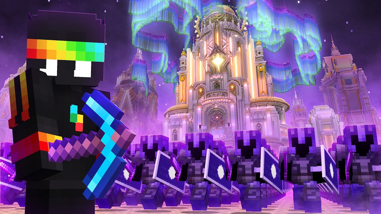 1000 Players Build END Civilization in Hardcore Minecraft