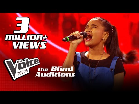 Hanna Shafa | Chakithaya (චකිතය) Blind Auditions | The Voice Teens Sri Lanka