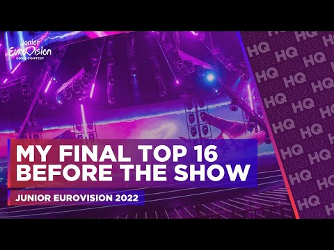 Final Top 16 (Before Show) After Rehearsals | Junior Eurovision 2022