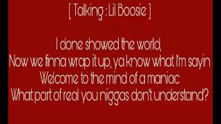 Lil Boosie- Mind Of A Maniac (Lyrics)