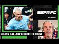 Jan Aage Fjortoft downplays Erling Haaland's 'disappointing' Manchester City debut | ESPN FC
