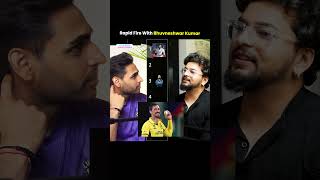 Rapid Fire With Bhuvneshwar Kumar Podcast #cricket #ipl #csk #ipl2025