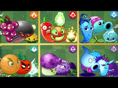 Pvz 2 Gameplay - 6 Best Team BOMB & MINT Plants Challenge - Which Team Plant 's Best ？