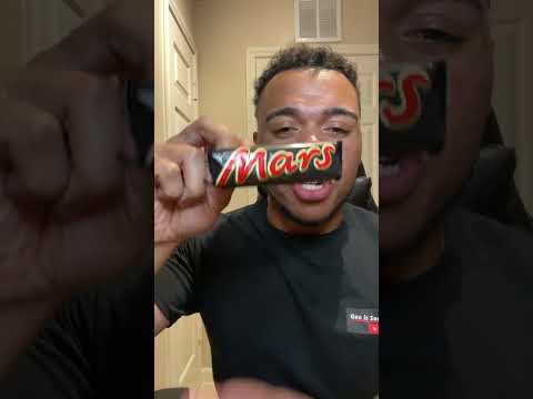 American trying a Mars candy bar for the first time... #shorts #candy #forthefirsttime #mars