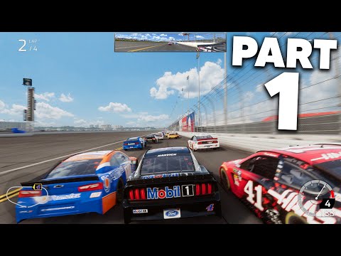 NASCAR HEAT 5 Career Mode Part 1 - MY NEW WHEEL SETUP