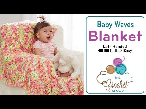 Left Hand Crochet for Beginners Baby Blanket Pattern The Crochet Crowd