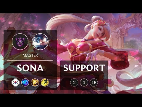 Sona Support vs Blitzcrank - KR Master Patch 9.4