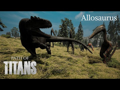 Path of Titans Allosaurus Compilation P4 (Official Servers)