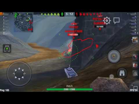 World of Tanks Blitz E100 5 Kill Game Replay and...