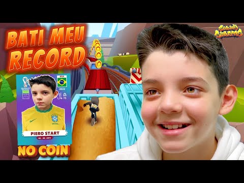 🛹️JOGUEI O SUBWAY SURFERS 𝗠𝗔𝗜𝗦 𝗟𝗘𝗩𝗘 DE TODOS & BATI MEU RECORD NO COIN 🥇 - Piero Start Games