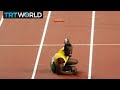 Bolt's Last Run: Usain Bolt crashes out of his last ever race