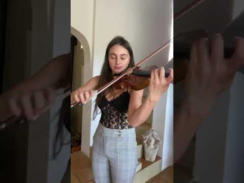 What people think is hard on the violin VS what is actually hard #Shorts