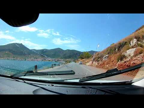 High Speed Road Trip in Southern Greece. Monemvasia to Stoupa 122 km Non Stop.