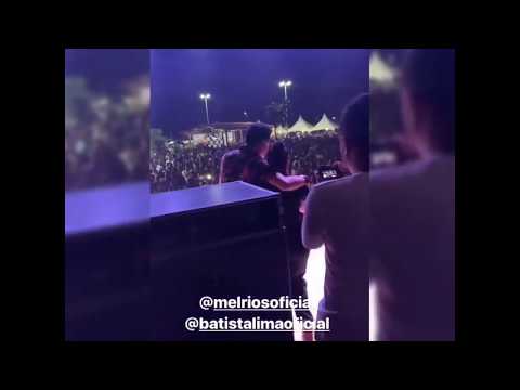 Mara Pavanelly cantando com Batista Lima em Galinhos/RN (17/08/19)