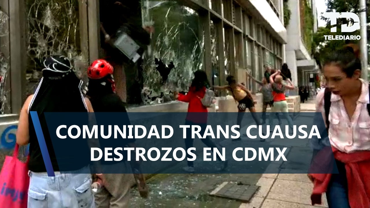 Colectivos trans protestan en Av. Insurgentes y SEGOB; exigen garantía de sus derechos