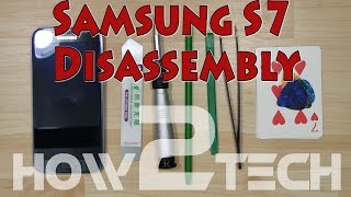 Samsung Galaxy S7 Screen Replacement Teardown - Disassembly Battery, Back Cover, Loudspeaker, Camera