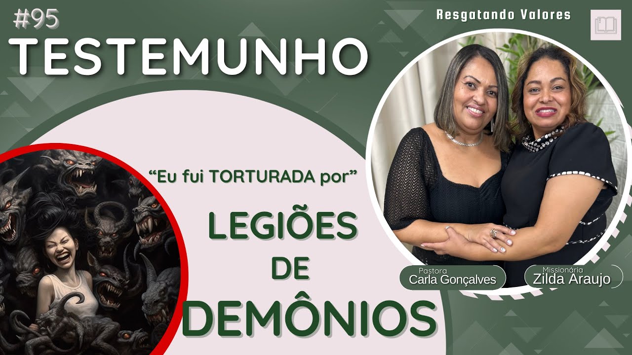 Testemunho 95| Os DEMÔNIOS me torturaram, até um ANJO aparecer. |Pra. Carla  Diana Gonçalves