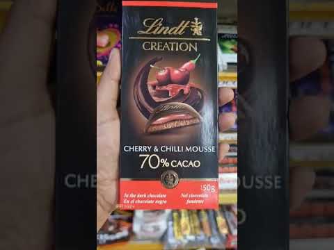 Lindt Cherry & Chilli Chocolate 🍫 #shorts #chocolate #cherry #chilli