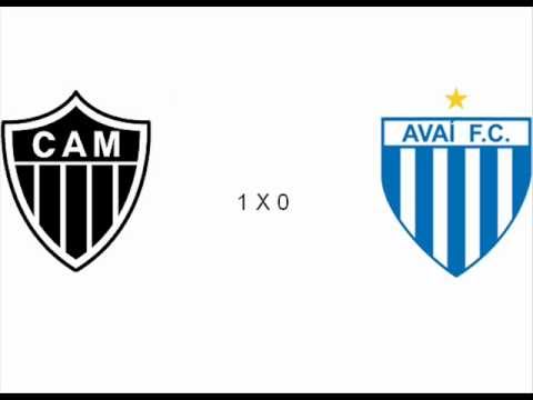 ATLÉTICO-MG 2 X 0 AVAÍ CAMPEONATO BRASILEIRO SÉRIE 2ºTURNO 2010