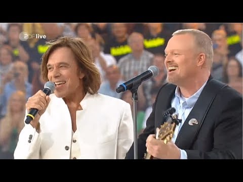 Stefan Raab und Jürgen Drews singen zusammen Ein Bett im Kornfeld