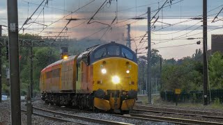 Class 37099 on ultrasonic test train to Scarborough ￼￼