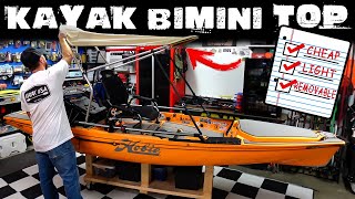 Fishing Kayak Bimini Top? Cooler Than You Think! | DIY Kayak Canopy 2023