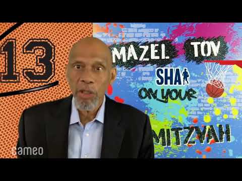 Shai Hershtik Bar Mitzvah Greeting from Kareem Abdul Jabbar