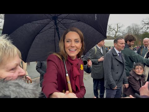 Catherine, The Princess of Wales & Prince William arrive in Newtown, ahead of St David’s Day 🏴󠁧󠁢󠁷󠁬󠁳󠁿
