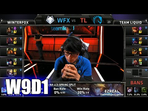 Winterfox vs Team Liquid | S5 NA LCS Spring 2015 Week 9 Day 1 | WFX vs TL W9D1G3 VOD 60FPS