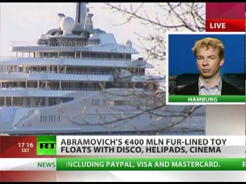 Tycoon's New Toy: World's most expensive yacht sets sail for Roman Abramovich