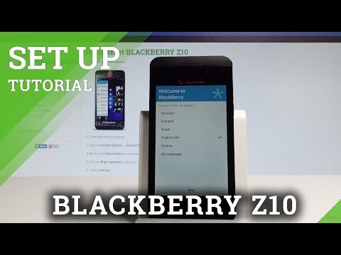 How to Activate BLACKBERRY Z10 - Set Up Initialization Process |HardReset.Info