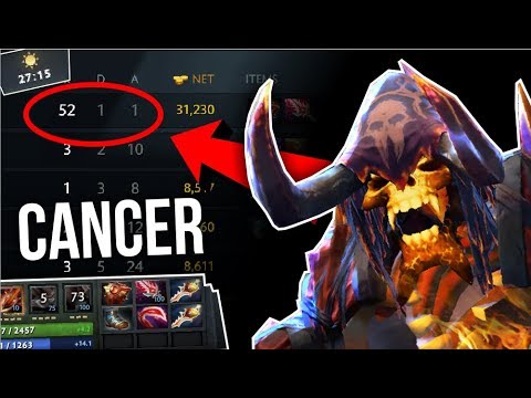 WTF THIS CANCER - 52 Kills in 27 Min Clinkz Epic Gameplay by Moon | Dota 2