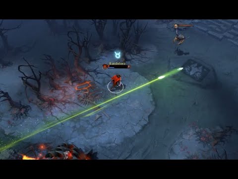 Dota2 Bloodseeker vs Spirit Breaker race ingame