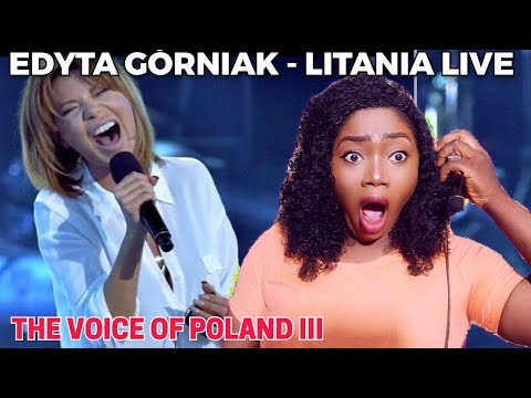 The Voice of Poland - Edyta Górniak - "Litania" Live REACTION!!!