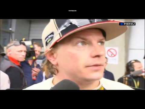 an interview withe kimi raikkonen after the chinese gp